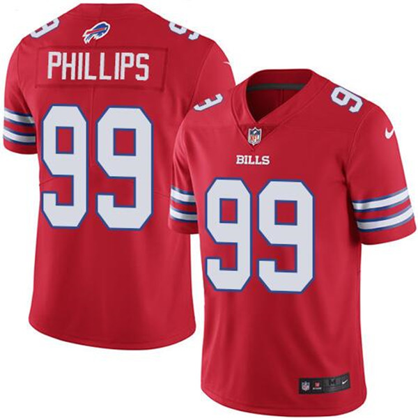 Buffalo Bills #99 Harrison Phillips Red Vapor Untouchable Limited Stitched Jersey - Zenithce
