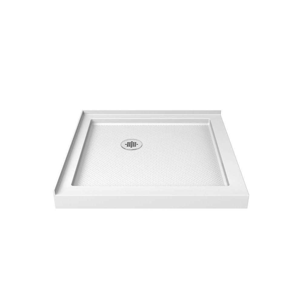 DreamLine DLT-1034482 SlimLine 34 in. x 48 in. Double Threshold Shower Base - Zenithce