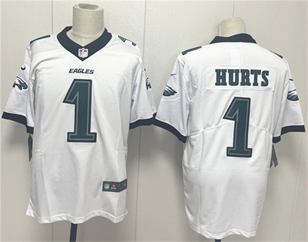 Philadelphia Eagles #1 Jalen Hurts White 2024 New Vapor Untouchable Limited Football Stitched Jersey - Zenithce