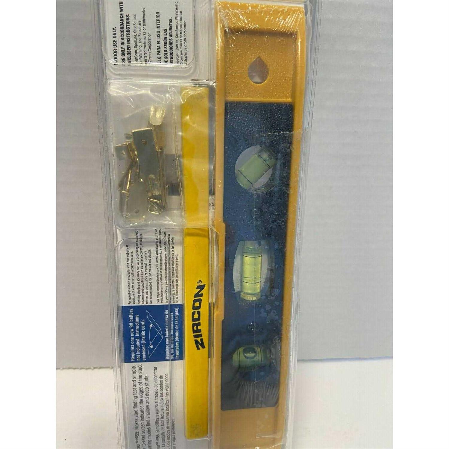 Zircon StudSensor A100 Wall Scanner and Center/Edge Locating Stud Finder with WireWarning Detection - Zenithce