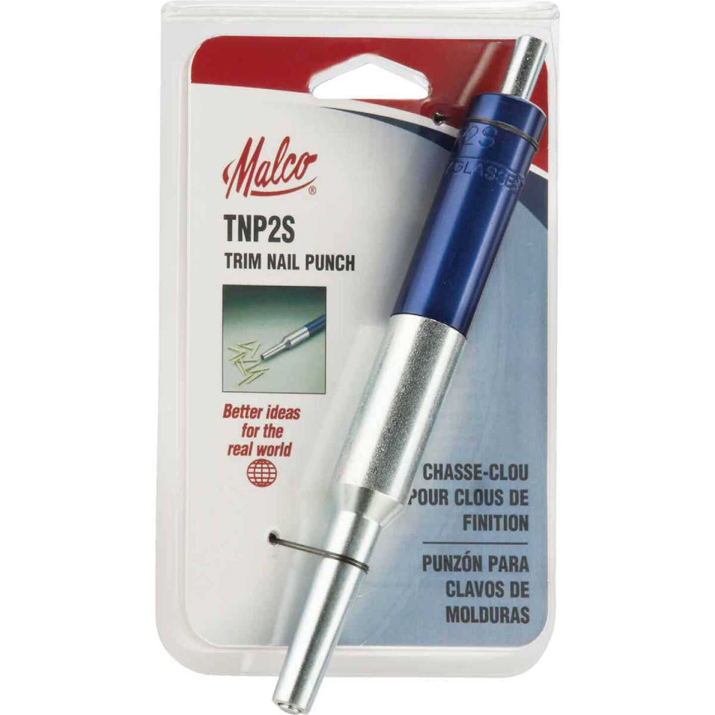 Malco TNP2R Trim Nail Punch with Retaining Clip - Zenithce