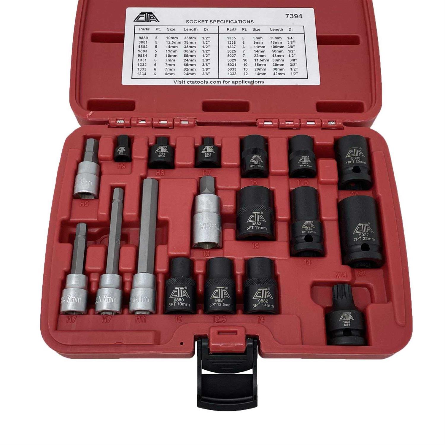 CTA 7307 7 Pc. Flip Socket Set - Zenithce