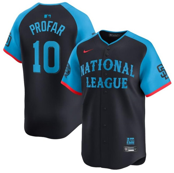 National League #10 Jurickson Profar Navy 2024 All-Star Limited Stitched Jersey - Zenithce