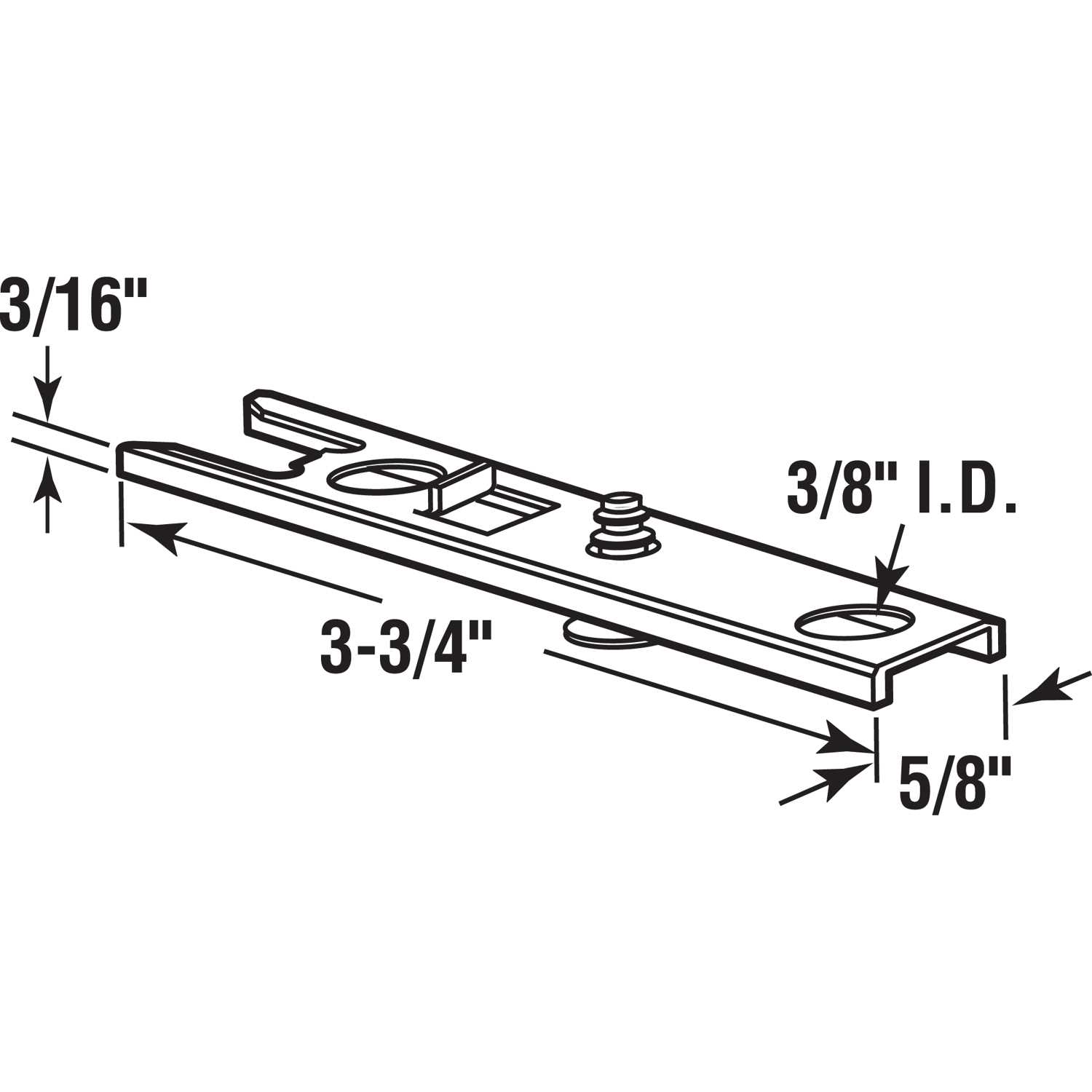 Prime-Line Bi-Fold Door Top Pivot and Guide Wheel N 7266 - Zenithce