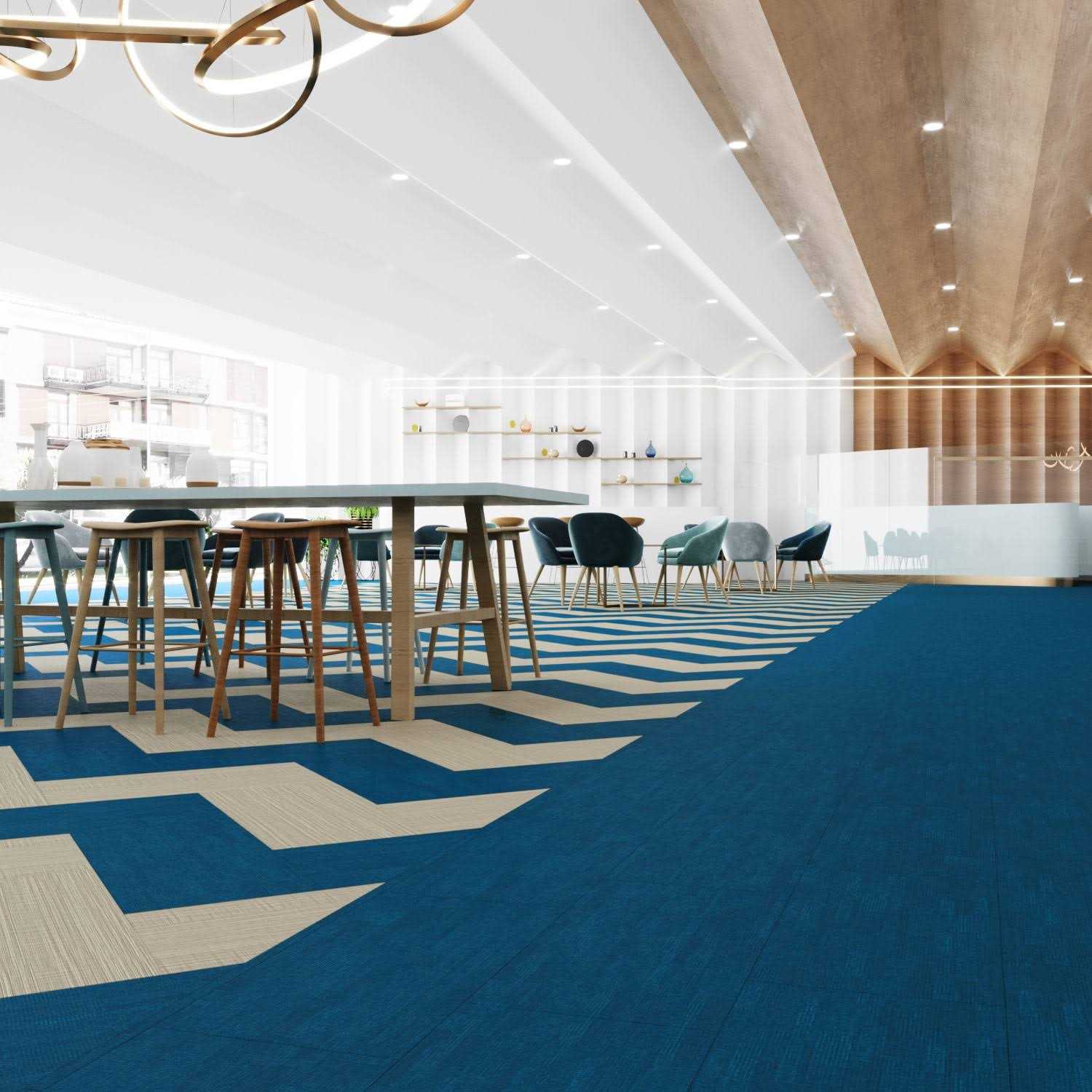 Lucida Surfaces Fabcore 28 MIL x 12 in. W x 24 in. L Glue Down Waterproof Vinyl Tile Flooring - Zenithce