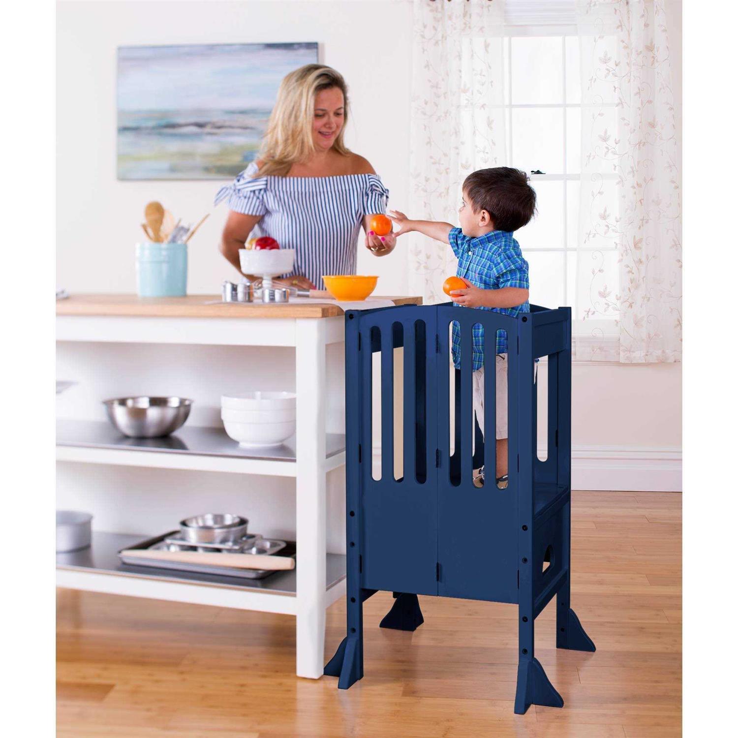 Guidecraft Contemporary Kitchen Helper Stool - Zenithce