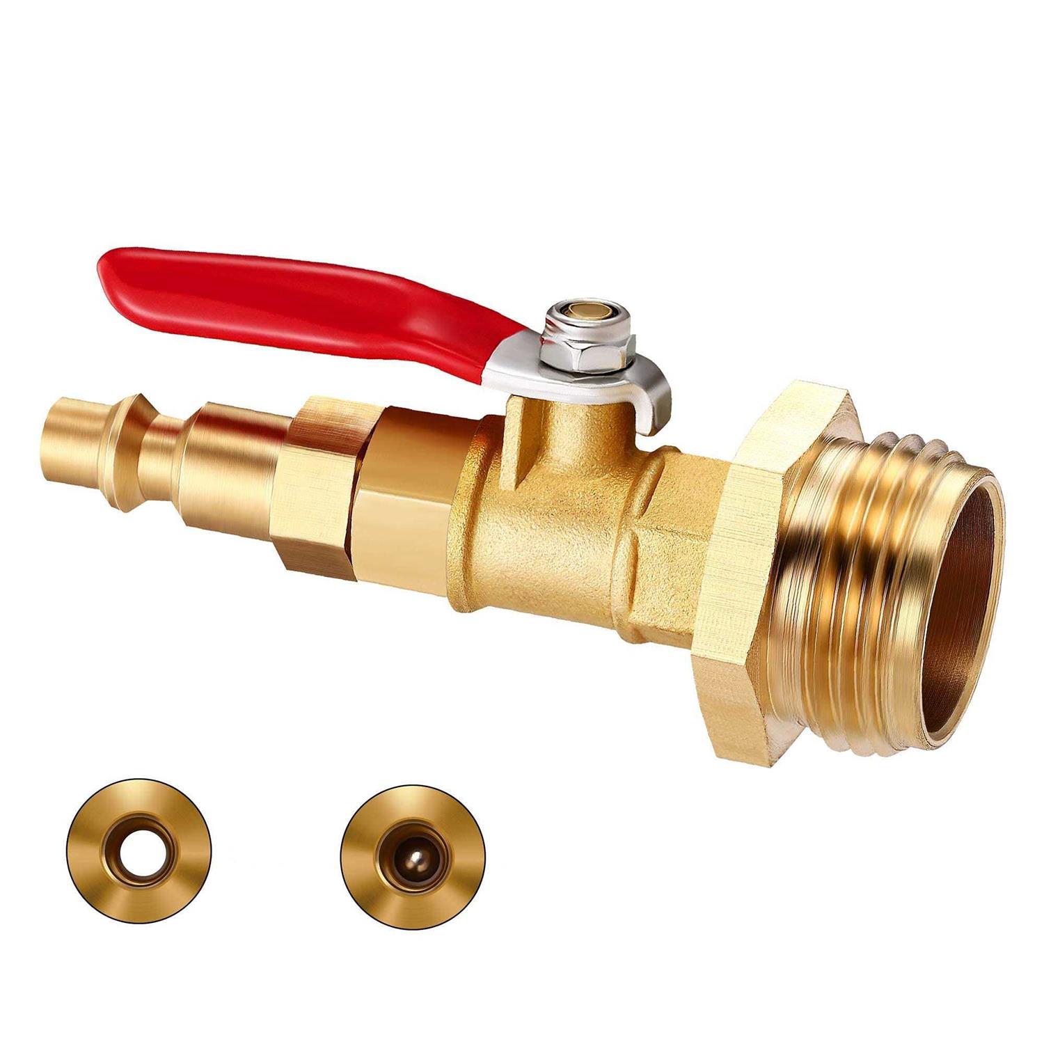 Winterize Blow Out Adapter for Rv, Boat, Motorhome, Camper, And Travel Trailer - Zenithce