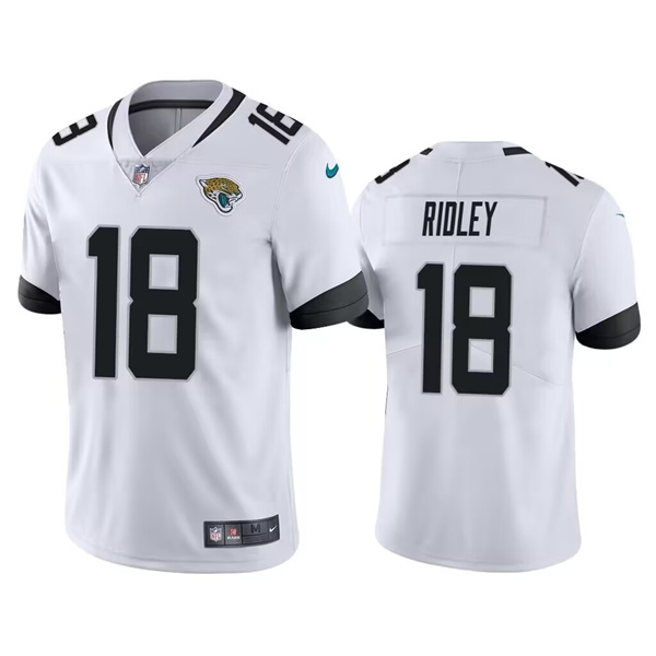 Jacksonville Jaguars #18 Calvin Ridley White Vapor Untouchable Limited Stitched Jersey - Zenithce