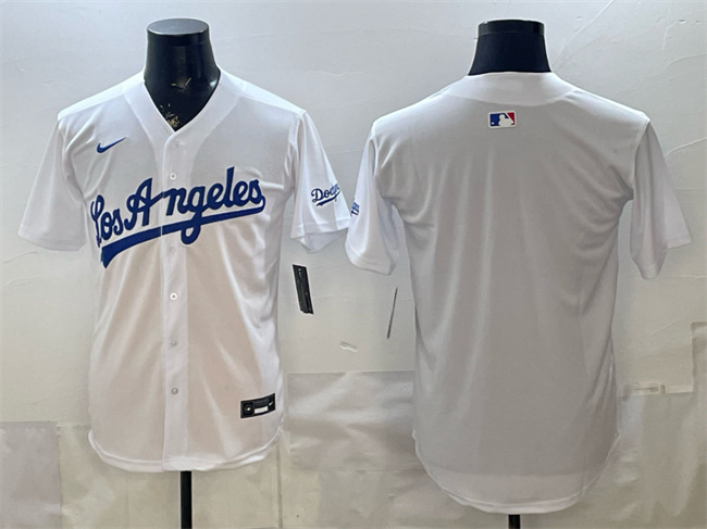 Los Angeles Dodgers Blank White Alternate Stadium Stitched Jersey - Zenithce