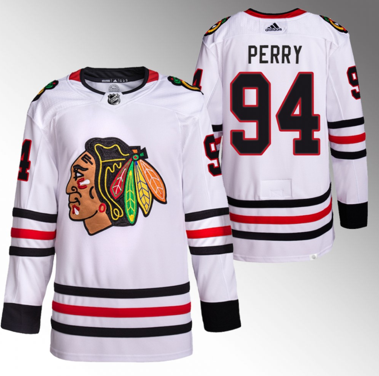 Chicago Blackhawks #94 Corey Perry White Stitched Jersey - Zenithce