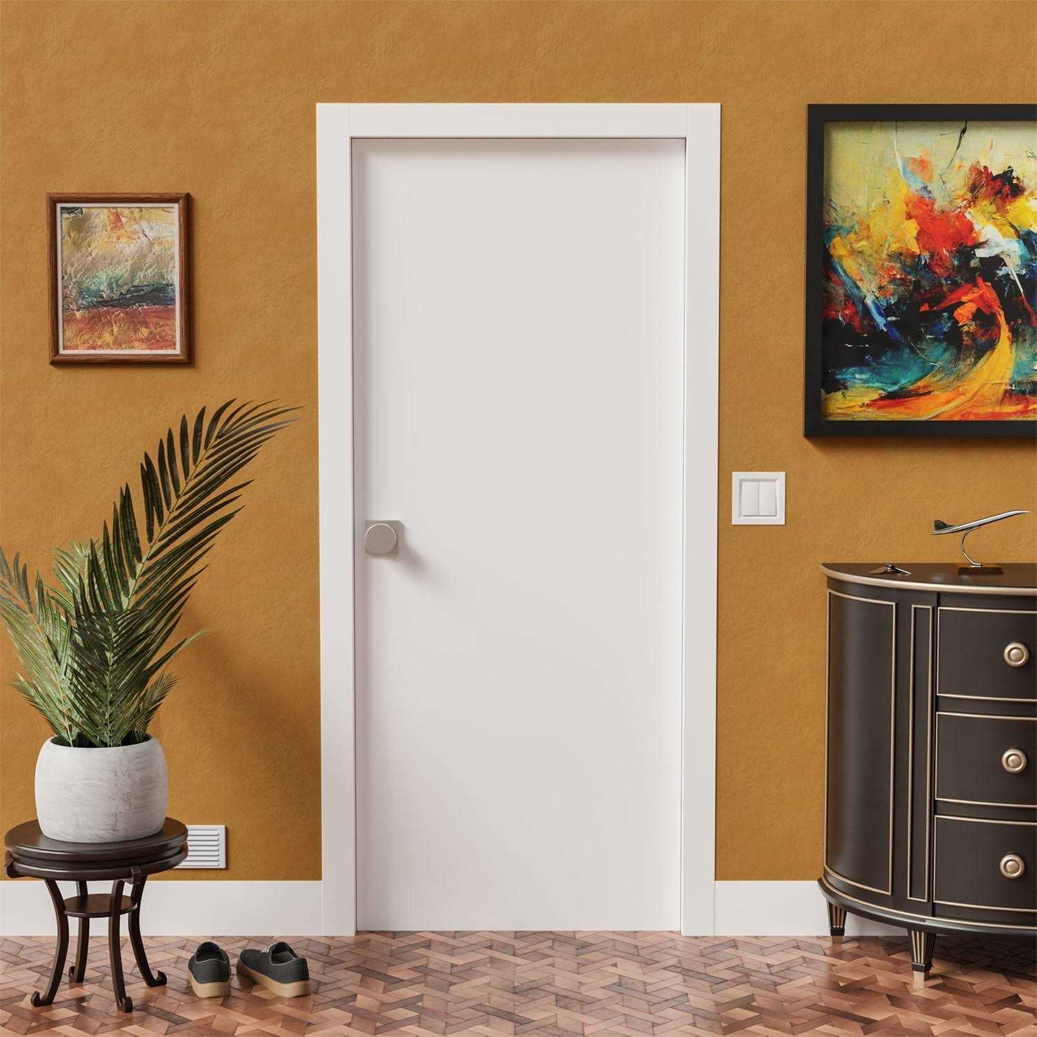Villar Home Designs Hidden Invisible Concealed Door Hinge 3D 3-Way Adjustable 180 Degree Swing Finish - Zenithce