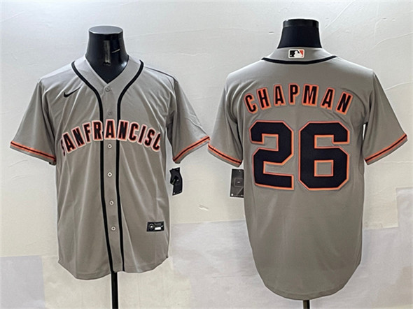 San Francisco Giants #26 Matt Chapman Gray Cool Base Stitched Jersey - Zenithce