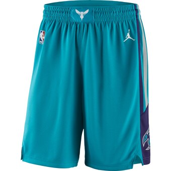Jordan Brand Teal Charlotte Hornets Icon Swingman Shorts - Zenithce