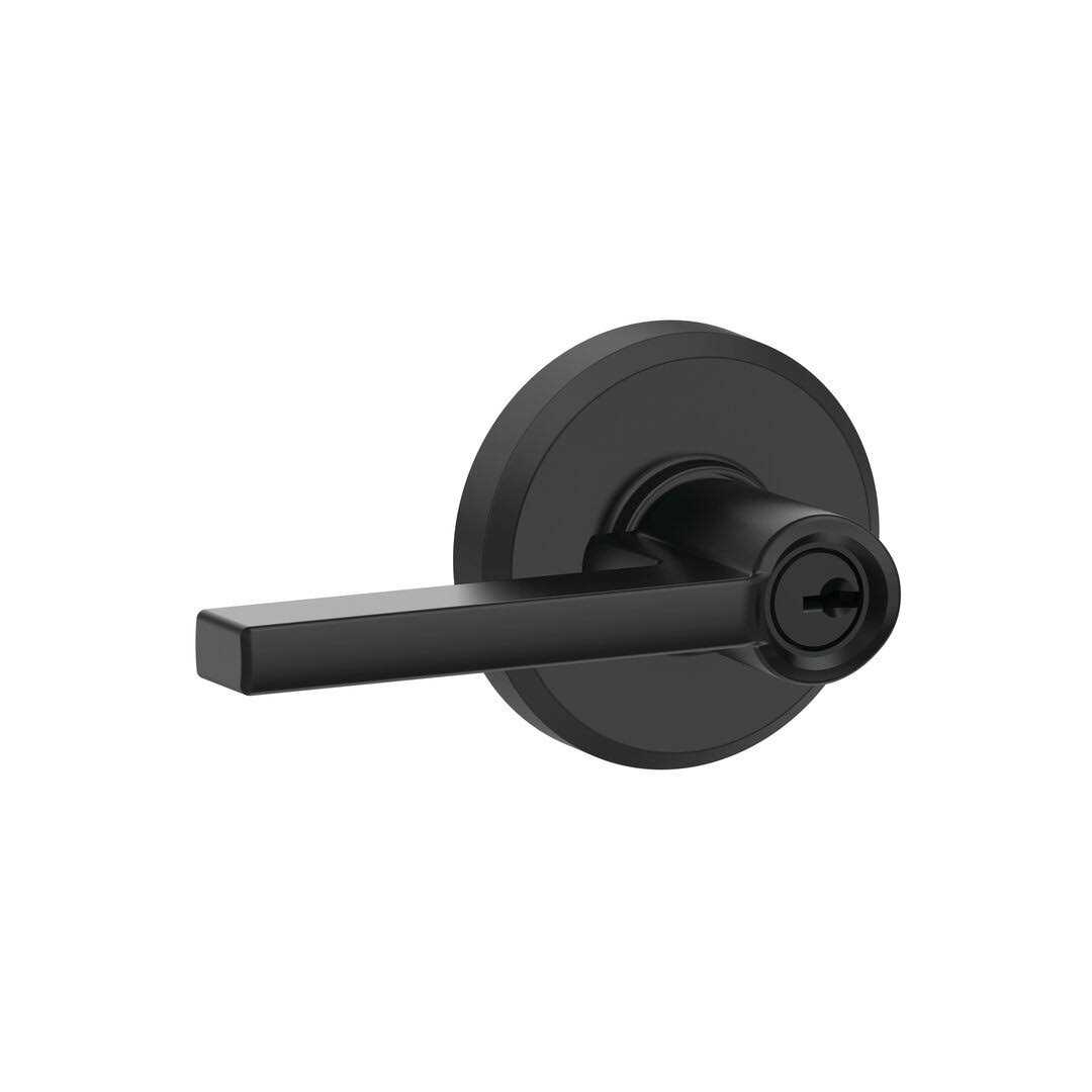 Schlage Solstice Single Cylinder Keyed Entry Door Lever Set F51ALAT626GSN - Zenithce