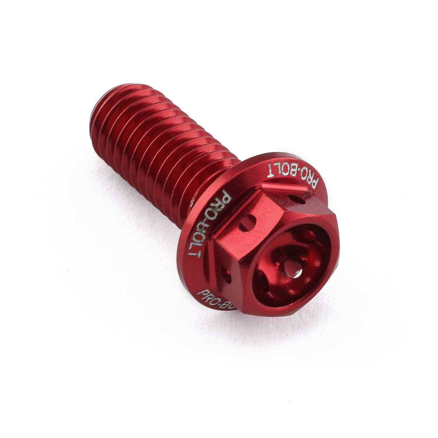 Pro-Bolt Aluminum Flanged Hex Head Bolt Race Spec Etched Pack - Zenithce