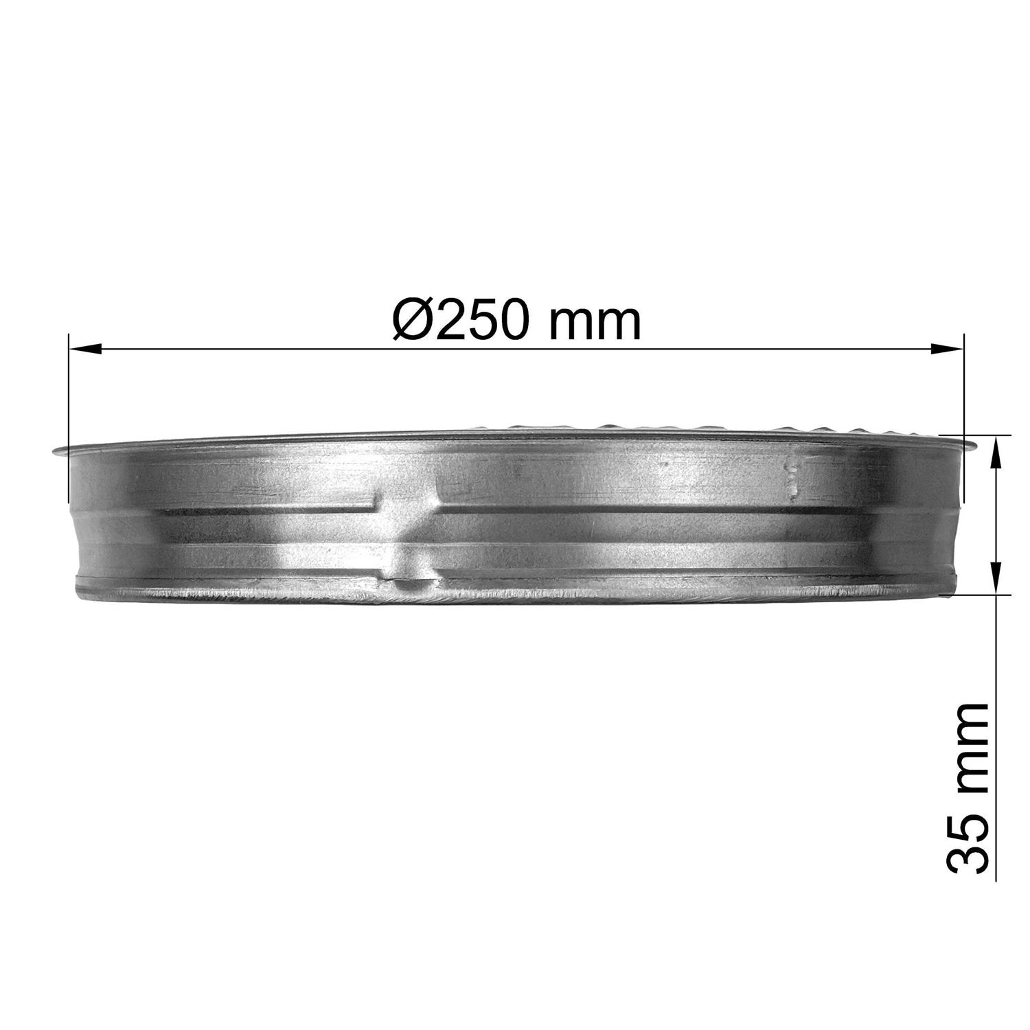 Vent Systems Galvanized Steel Duct Connector Round Ventilation Duct Extension - Zenithce