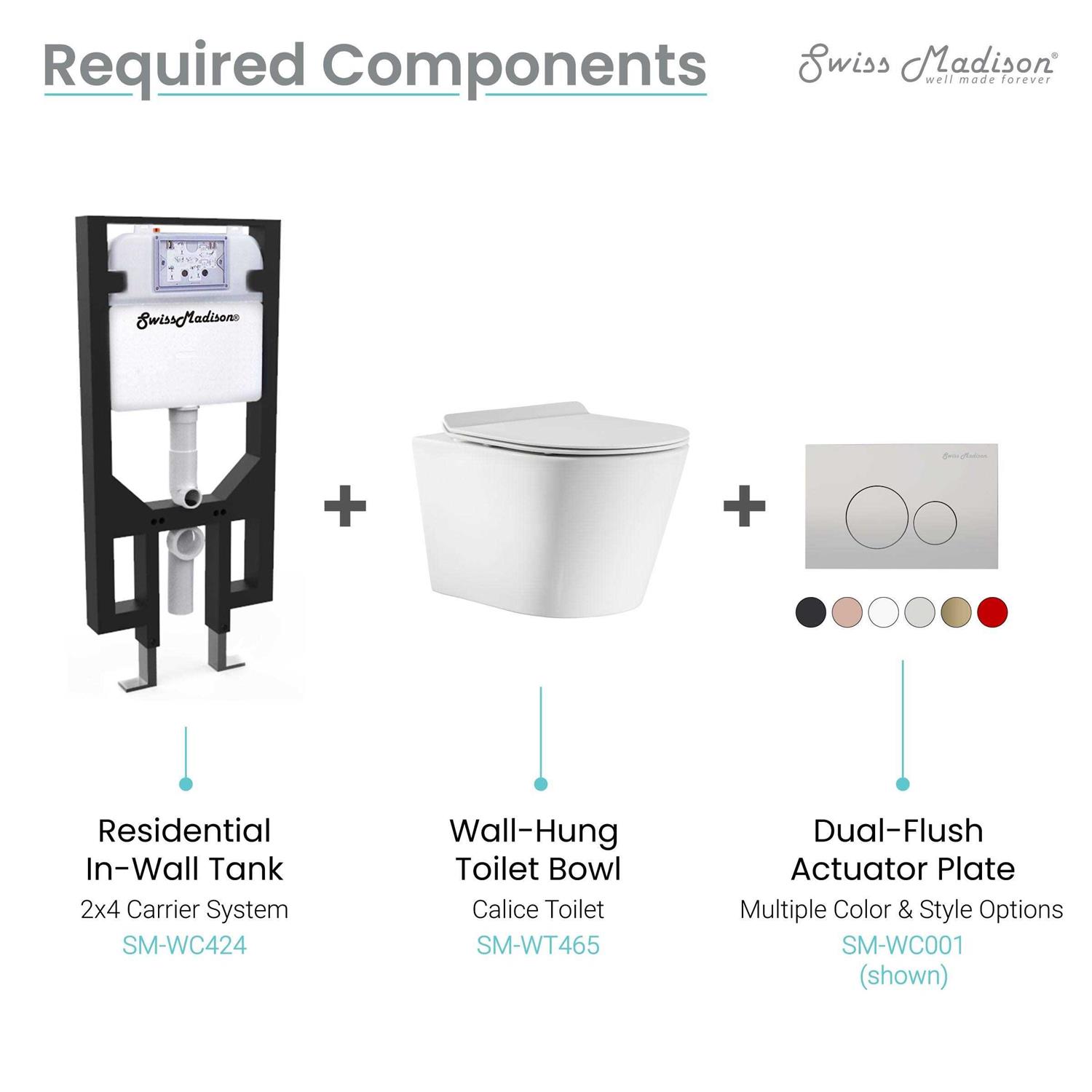 Swiss Madison Bathtub Voltaire 54 Soaking Alcove Acrylic SM-AB562 - Zenithce