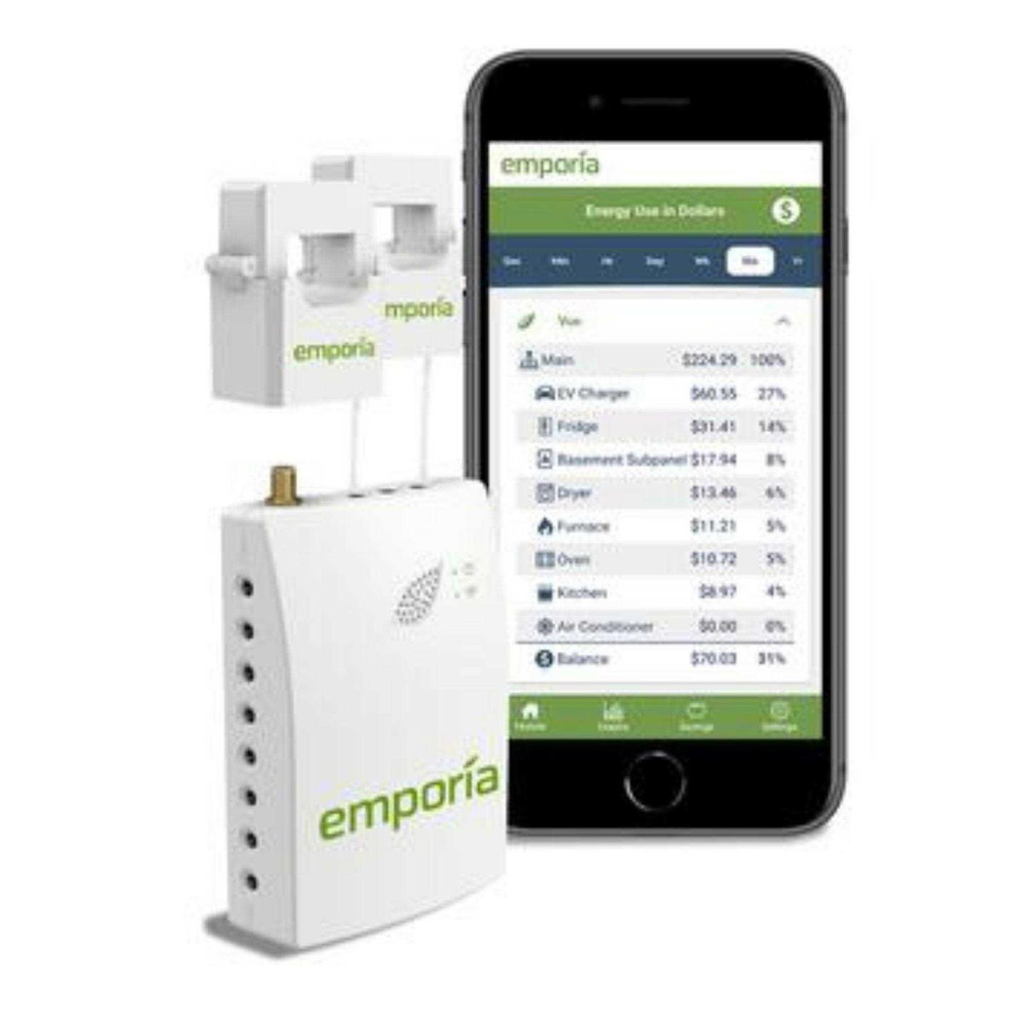 Emporia Vue Gen 2 3-phase with 16 Sensors EMCT-3P-EXP-16 - Zenithce