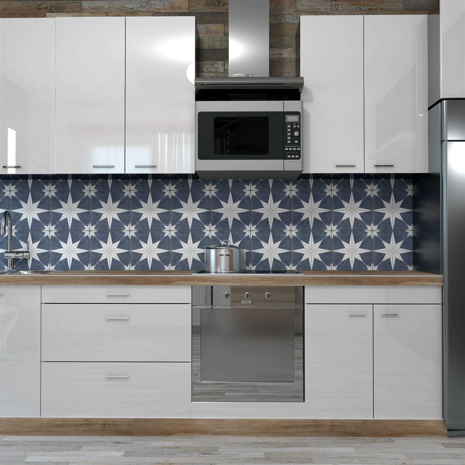 Merola Tile Stella 9-3/4 in. x 9-3/4 in. Porcelain Floor and Wall Tile - Zenithce