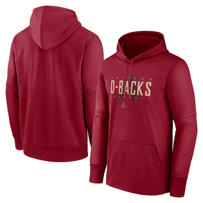 Arizona Diamondbacks Red Pregame Performance Pullover Hoodie - Zenithce