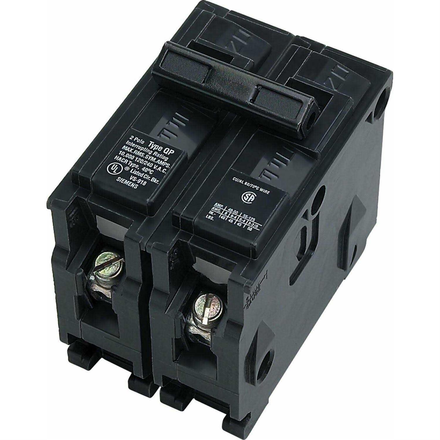 Siemens Q260 2 Pole Circuit Breaker - Zenithce