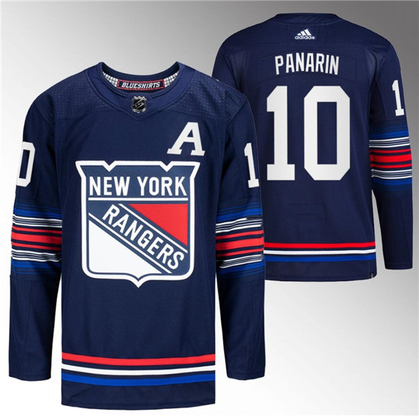 New York Rangers #10 Artemi Panarin Navy Stitched Jersey - Zenithce