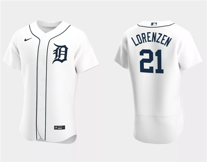 Detroit Tigers #21 Michael Lorenzen White Flex Base Stitched Jersey - Zenithce