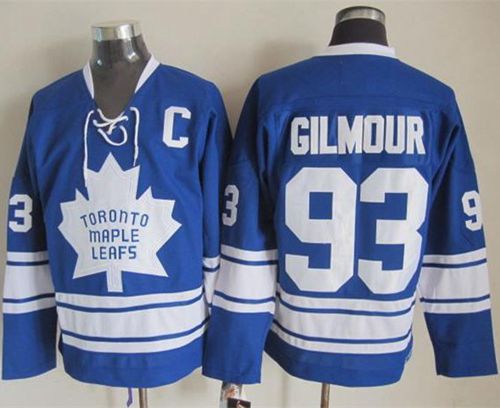 Maple Leafs #93 Doug Gilmour Blue CCM Throwback Third Stitched Jersey - Zenithce