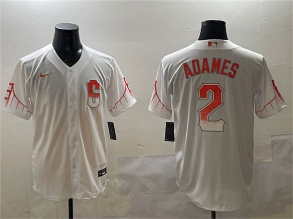 San Francisco Giants #2 Willy Adames White City Connect Cool Base Stitched Jersey - Zenithce