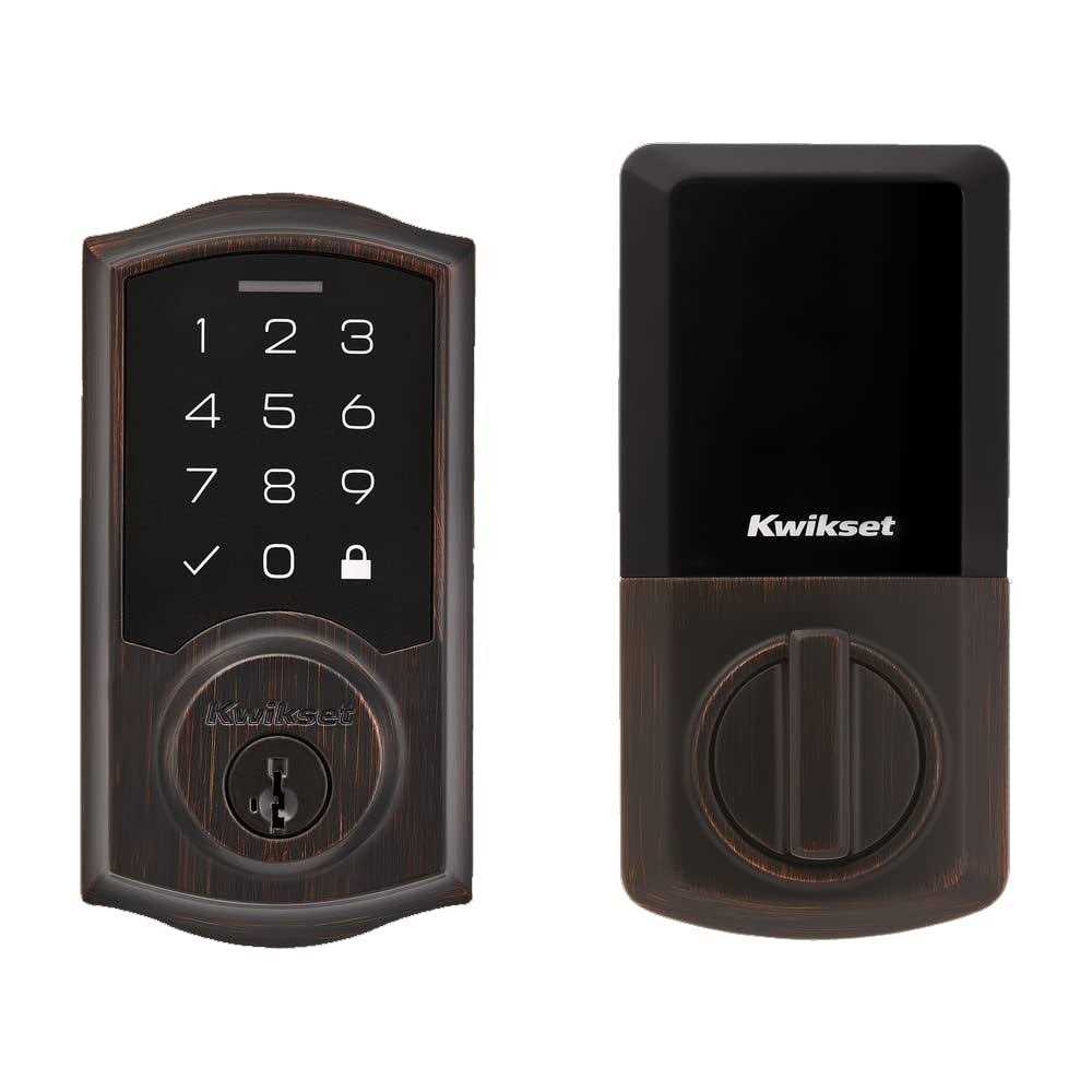 Kwikset SmartCode 270 Contemporary Touchpad Electronic Deadbolt with SmartKey 992700-004 - Zenithce