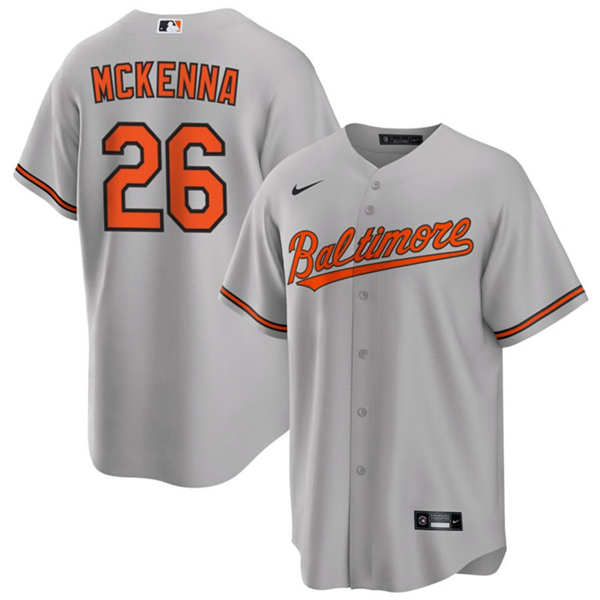 Baltimore Orioles #26 Ryan McKenna Gray Cool Base Stitched Jersey - Zenithce