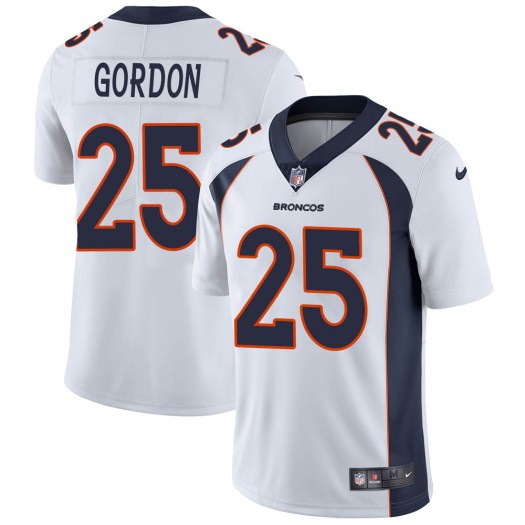 Denver Broncos #25 Melvin Gordon White Vapor Untouchable Limited Stitched Jersey - Zenithce