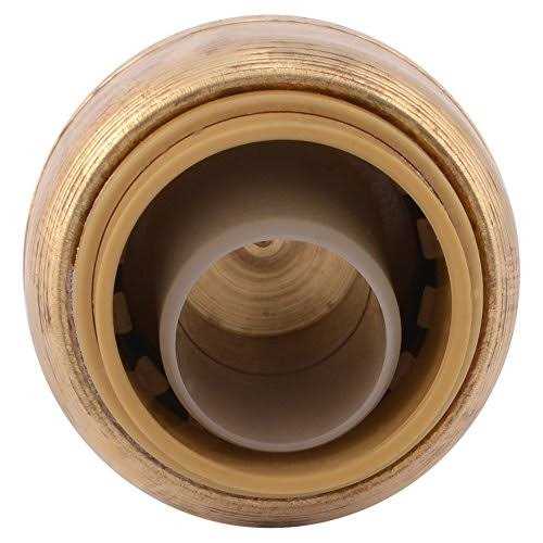 SharkBite 1/2 in. CTS x PVC Brass Push-to-Connect Coupling UIP4008A - Zenithce