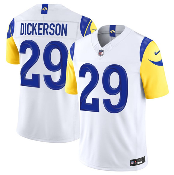 Los Angeles Rams #29 Eric Dickerson White 2026 F.U.S.E. Vapor Limited Stitched Jersey - Zenithce