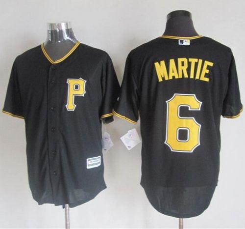 Pirates #6 Starling Marte Black New Cool Base Stitched Jersey - Zenithce