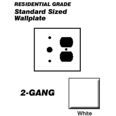 Leviton 88064 4 Gang White Blank Plate - Zenithce