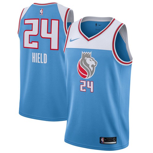 Sacramento Kings #24 Buddy Hield Blue Swingman City Edition Jersey - Zenithce