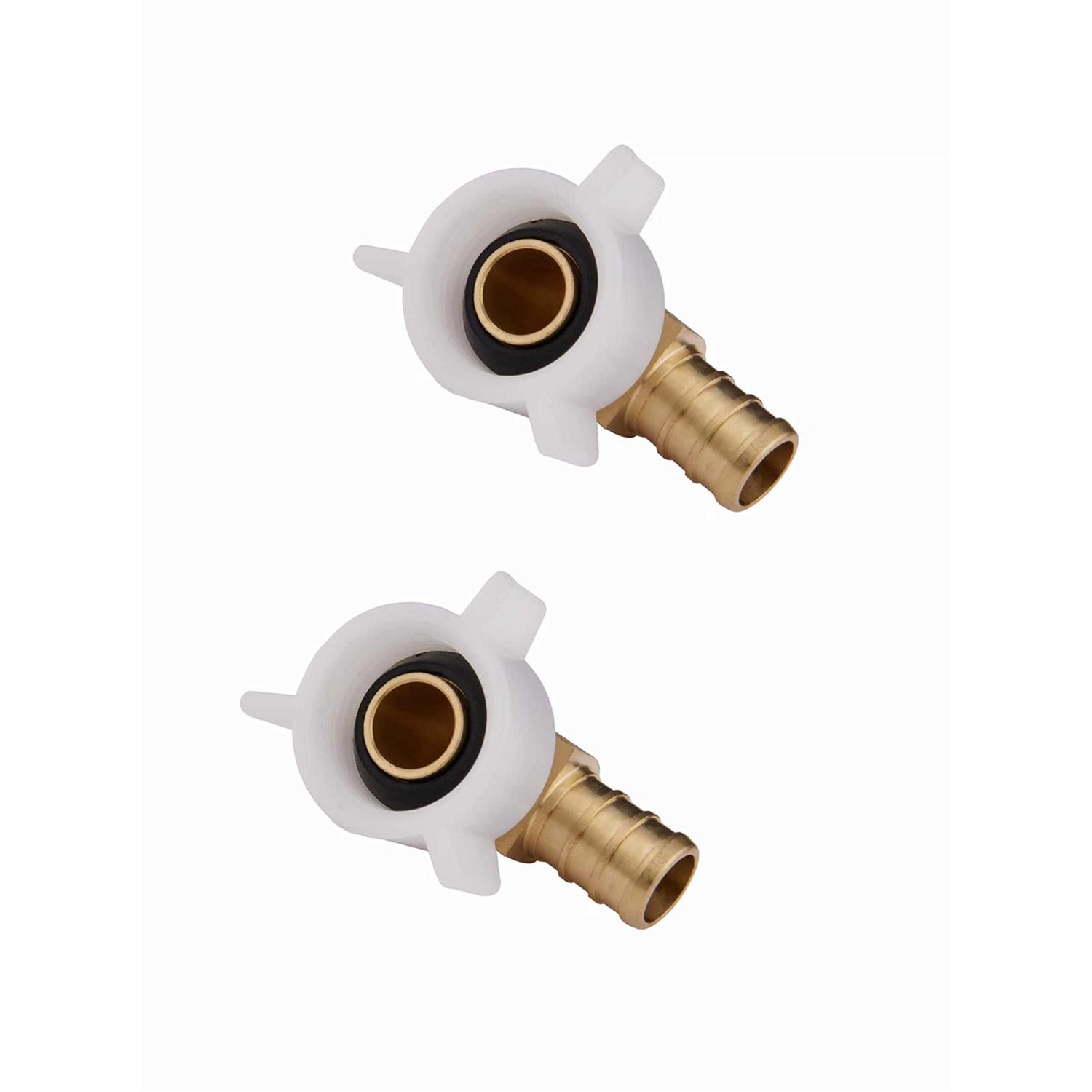 EFIELD Barb Crimp Pex Pex X Female NPT Swivel Elbow Brass Fittings - Zenithce