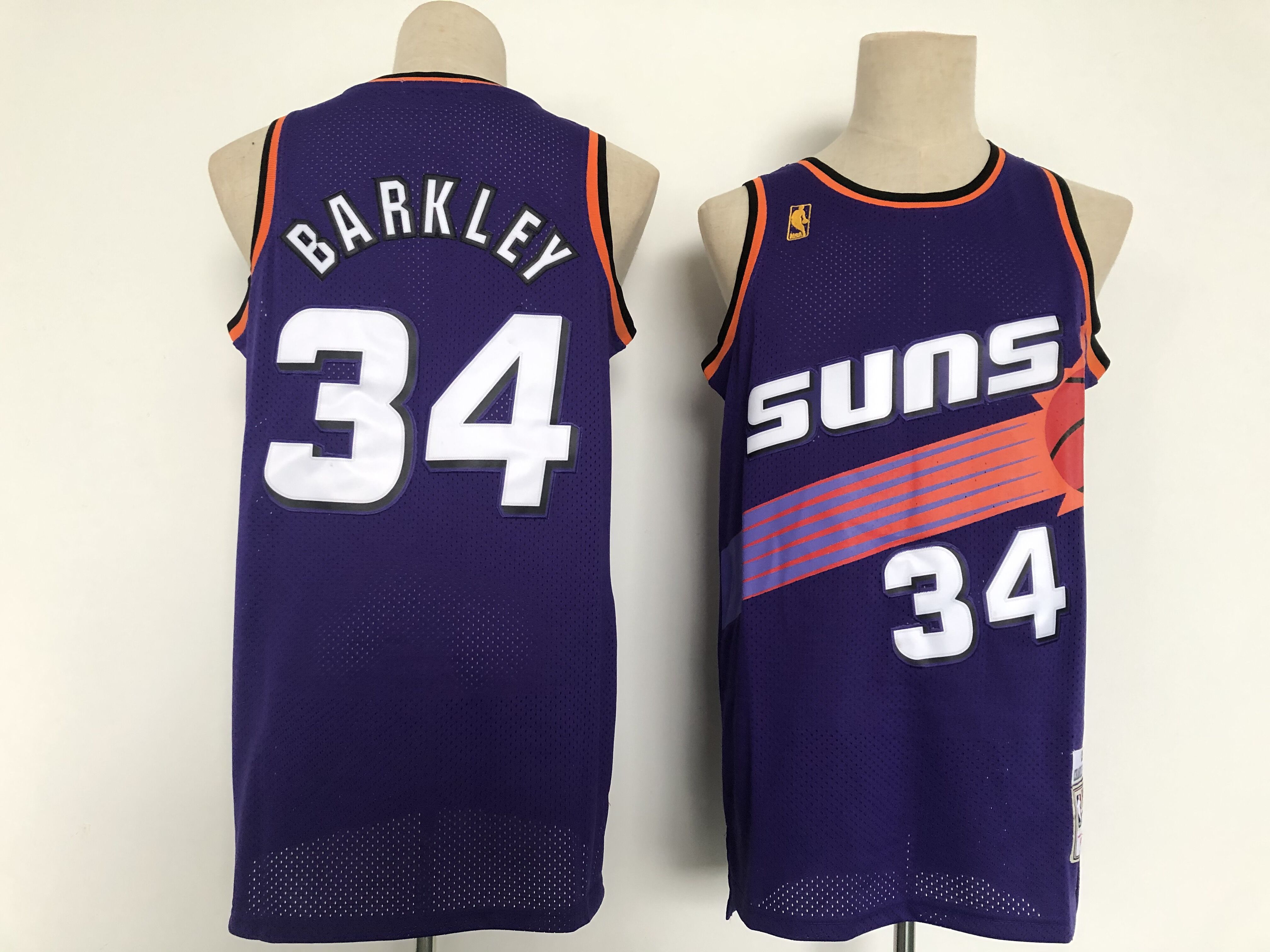Phoenix Suns 34 Barkley Purple Throwback 2021 Jersey - Zenithce