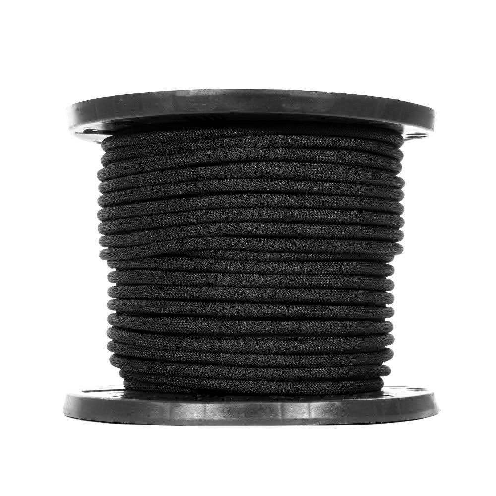 Paracord Planet Black Diamond Weave Shock Cord - Zenithce