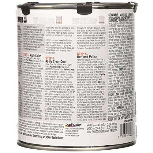 Dupli Color Paint Bsp201 Dupli Color Paint Shop Finish SYSTEM; Base Coat - Zenithce