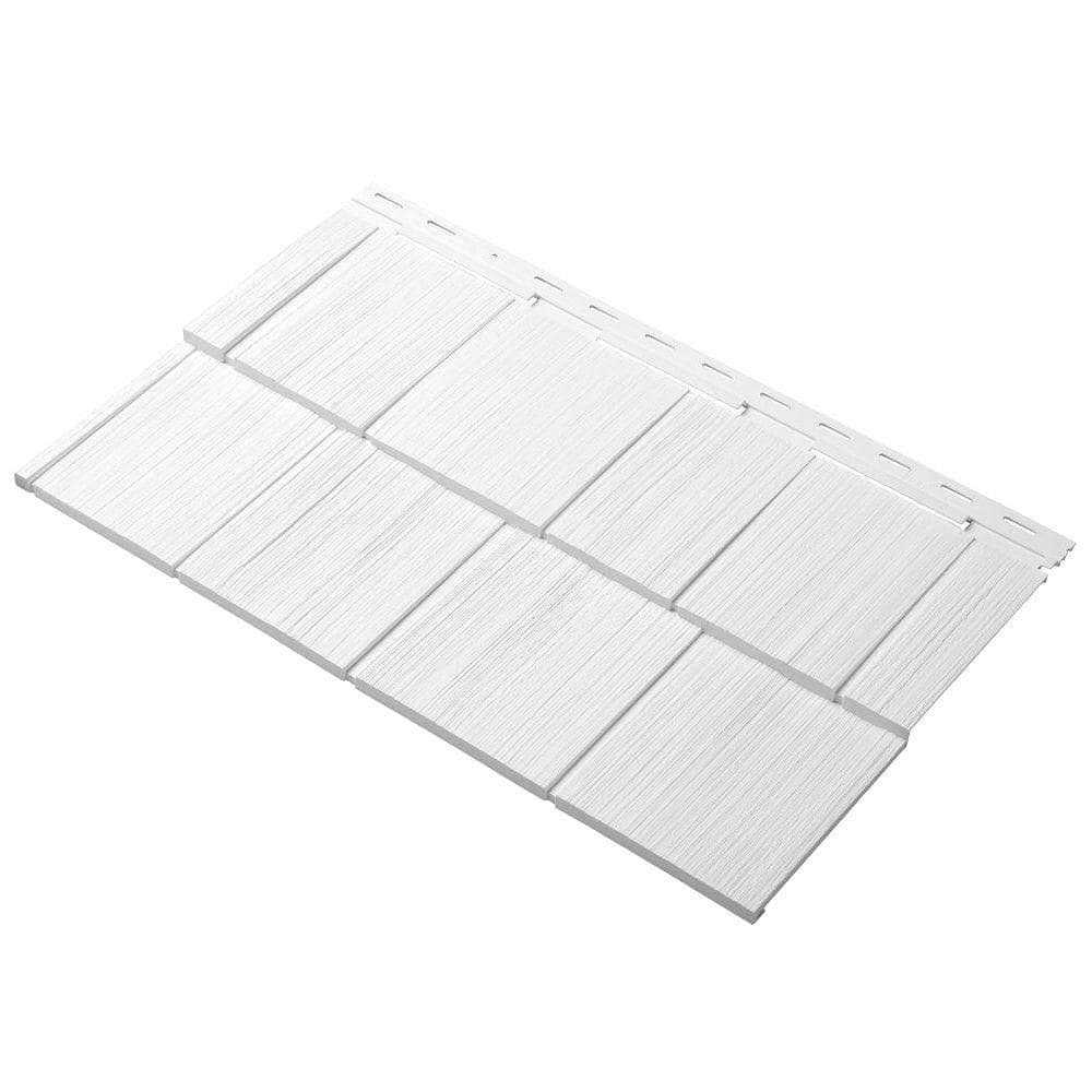 Ply Gem Take Home Sample Cedar Dimensions Shingle 24 in. Polypropylene Siding - Zenithce