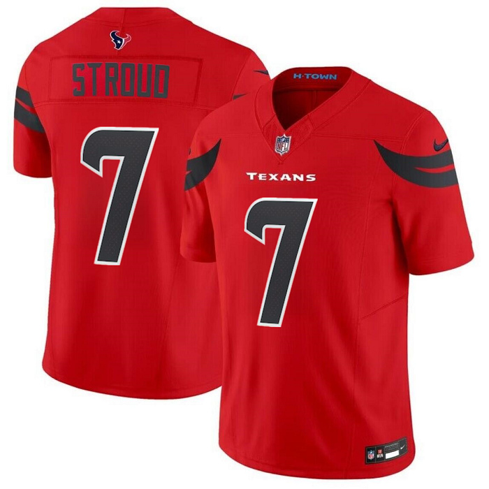 Houston Texans #7 C.J. Stroud Red 2024 Alternate F.U.S.E Vapor Stitched Jersey - Zenithce