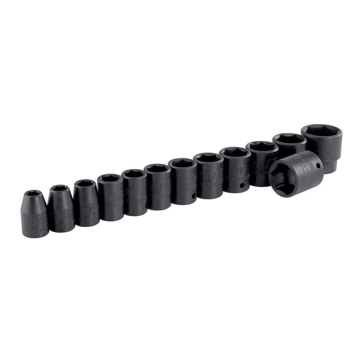Pittsburgh 1/2 in. Drive Metric Spline Socket Set - Zenithce
