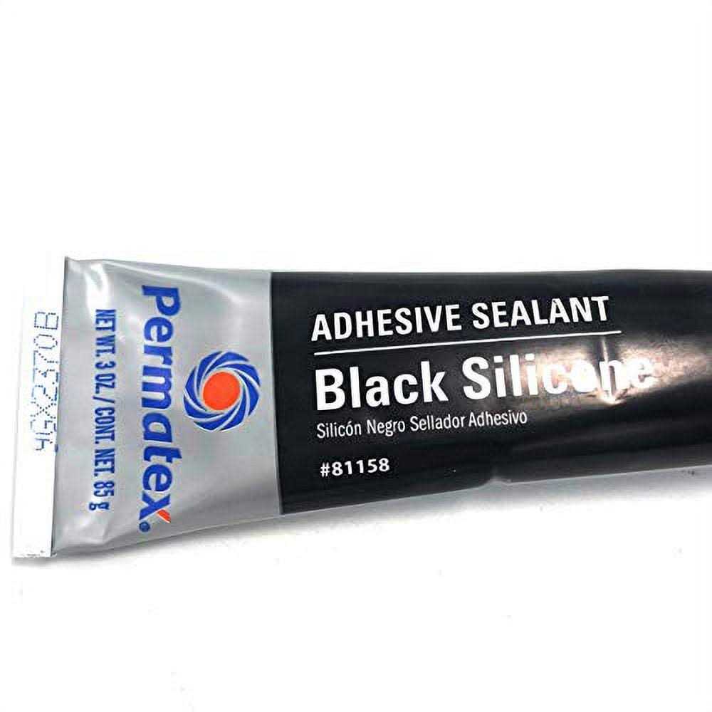 Permatex 81158 Black Silicone Adhesive Sealant - Zenithce