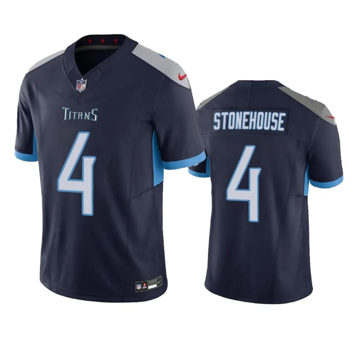 Tennessee Titans #4 Ryan Stonehouse Navy 2023 F.U.S.E. Vapor Limited Stitched Jersey - Zenithce