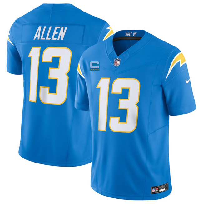 Los Angeles Chargers #13 Keenan Allen Light Blue 2023 F.U.S.E. With 3-Star C Patch Vapor Untouchable Limited Stitched Jersey - Zenithce