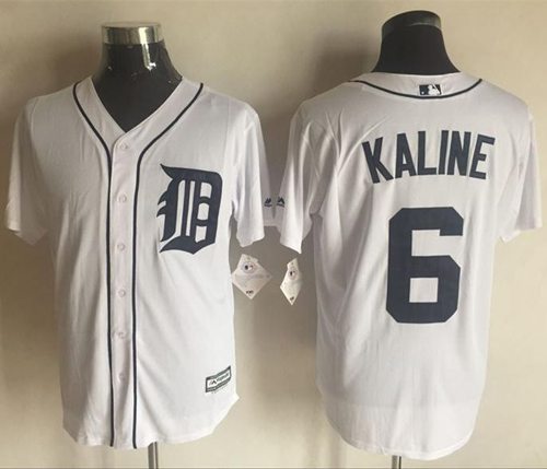 Tigers #6 Al Kaline White New Cool Base Stitched Jersey - Zenithce