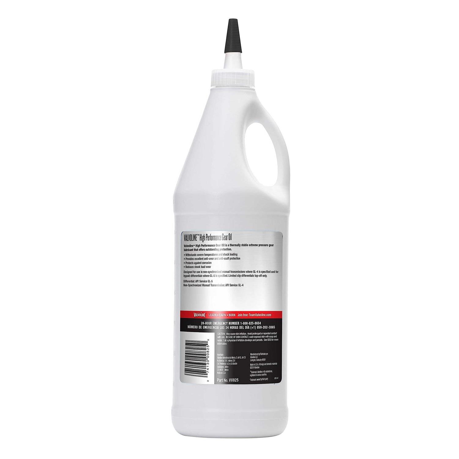 Valvoline VV820 Gear Oil - Zenithce