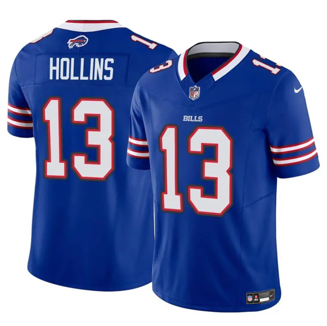 Buffalo Bills #13 Mack Hollins Blue 2024 F.U.S.E. Vapor Untouchable Limited Stitched Jersey - Zenithce